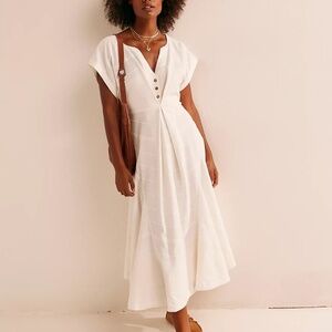 NWT Free People "Outta Here Midi" - Medium - Ivory